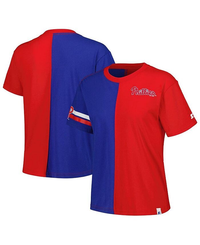 

Женская красная футболка Royal Philadelphia Phillies Power Move Starter, красный