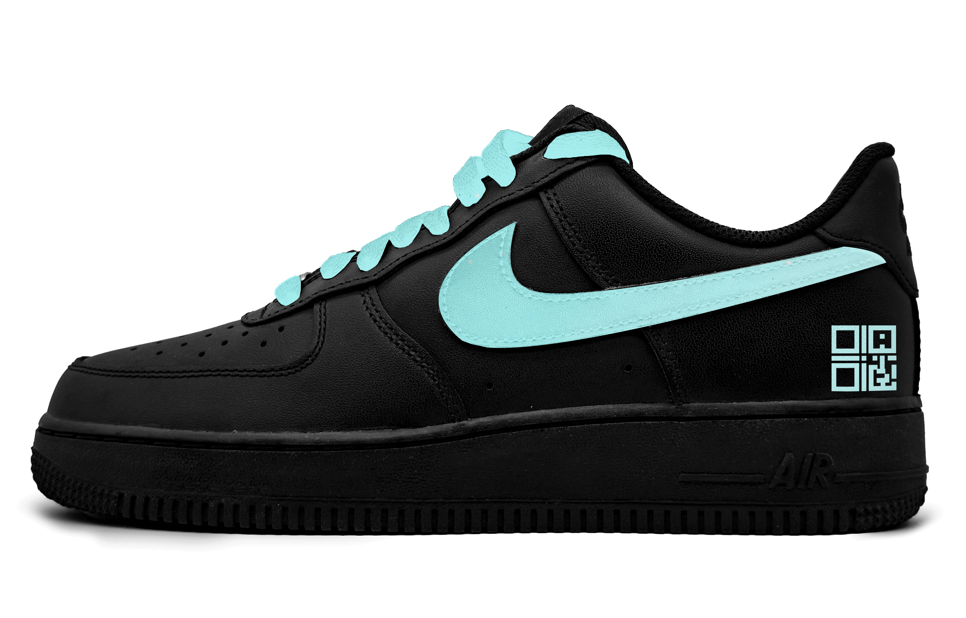 

Кроссовки Nike Air Force 1 Skateboarding Shoes Unisex Low-top Blue, голубой