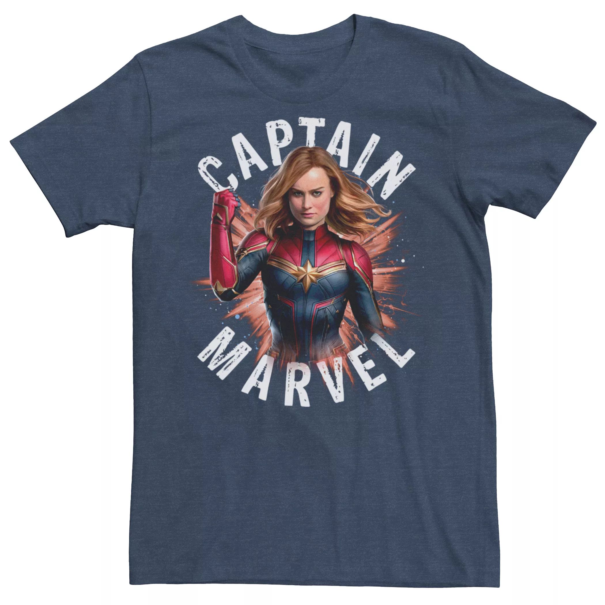 Мужская футболка Marvel Avengers Endgame Captain Marvel Licensed Character fs holding фигурка marvel captain marvel endgame