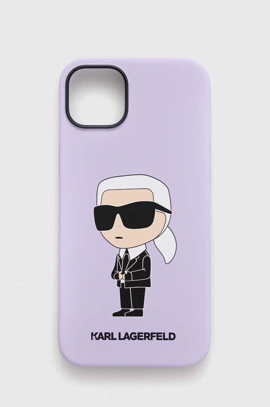 

Чехол для iPhone 14 Plus 6,7 дюйма Karl Lagerfeld, фиолетовый
