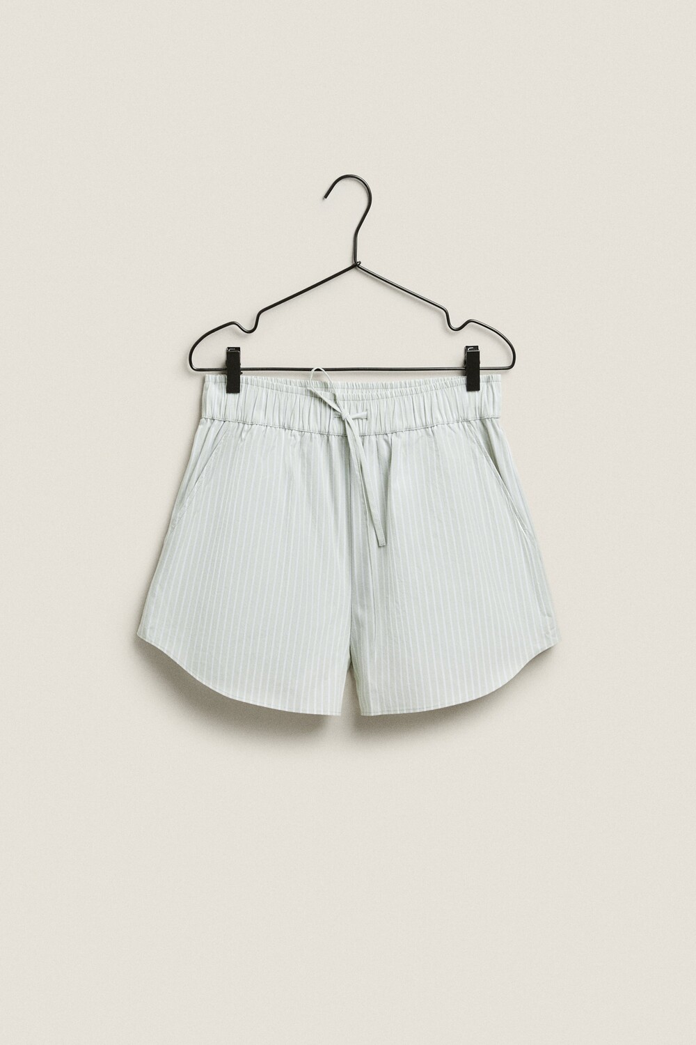 

Шорты в полоску Zara, светло-зеленый