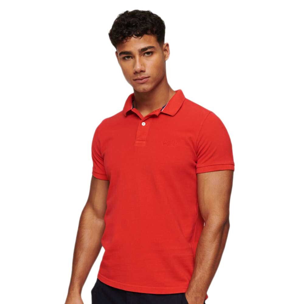 

Поло Superdry Vint Destroy, красный