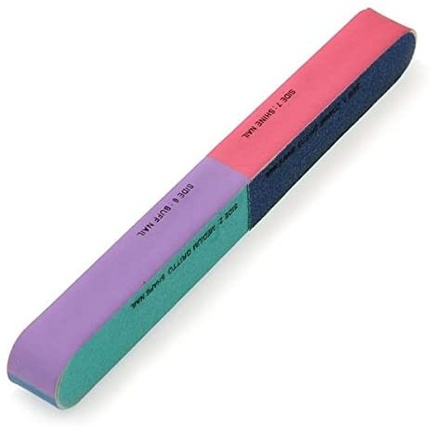 Огромная пилочка для ногтей, красочная, с эффектом полировки, маникюр/педикюр, Filax