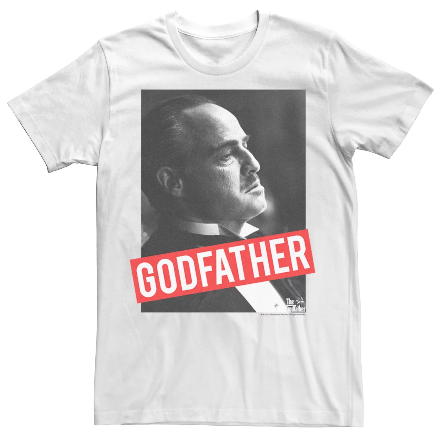 Мужская футболка с портретом «Крестный отец Дон» Licensed Character футболка dreamshirts крестный отец мужская черная 3xl