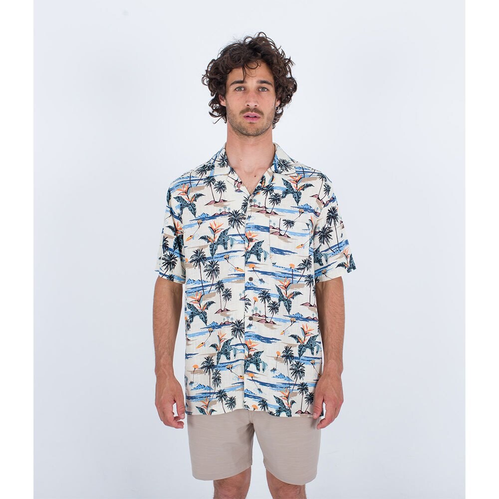 

Рубашка с коротким рукавом Hurley Linen Rincon Camp, Разноцветный