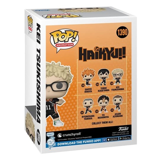 

Funko POP!, коллекционная фигурка, Анимация: Haikyu!- Tsukishima, Серый