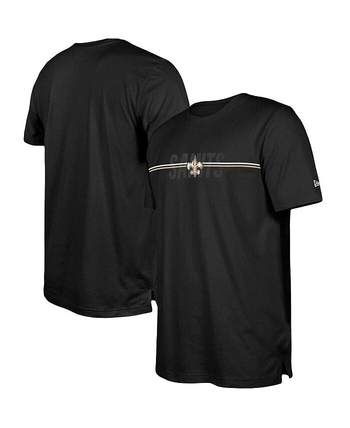 

Мужская черная футболка New Orleans Saints 2023 Training Camp NFL New Era, черный