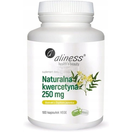 

Aliness Natural Quercetin 250 мг Пищевая добавка с растительными экстрактами 100 капсул