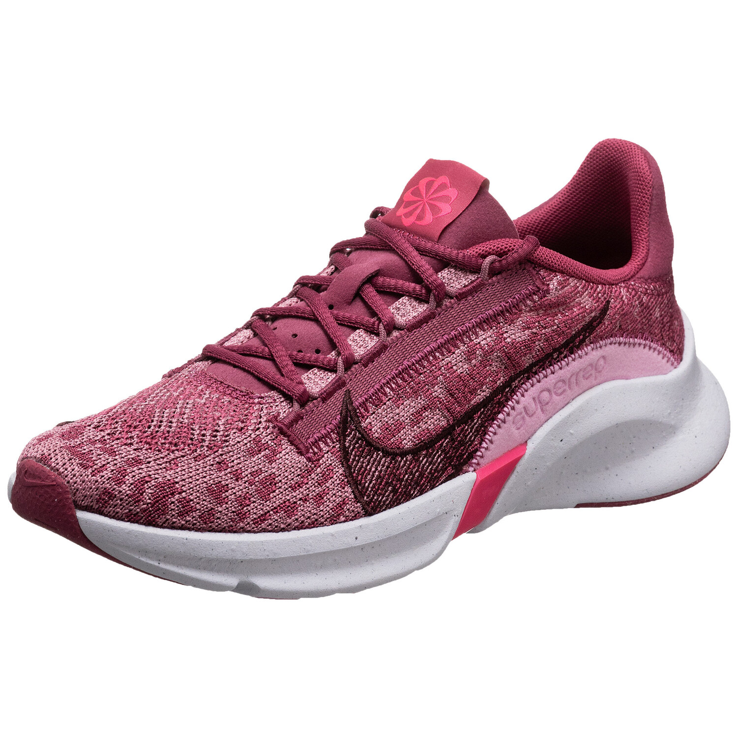 

Спортивные кроссовки Nike Trainingsschuh SuperRep Go 3, цвет weinrot/weiß