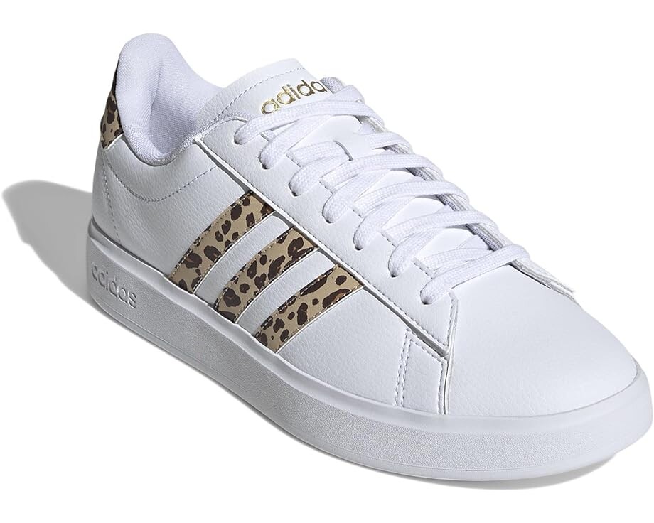 

Кроссовки adidas Grand Court 2.0, цвет White/Magic Beige/Matte Gold