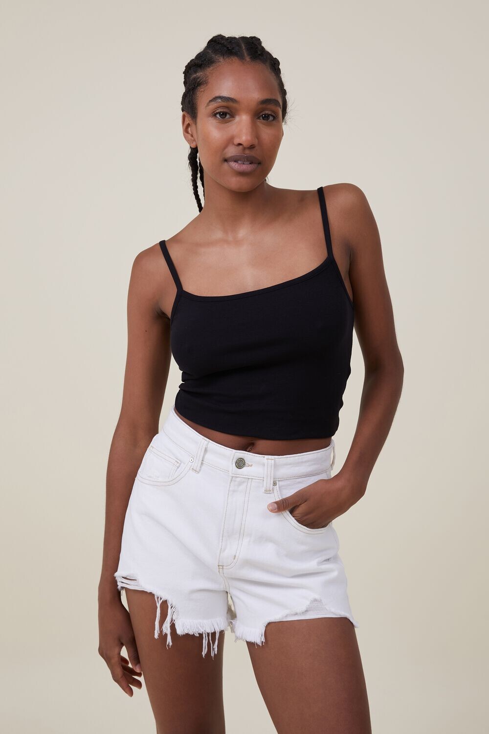 

Джинсовые шорты High Mom Cotton On
