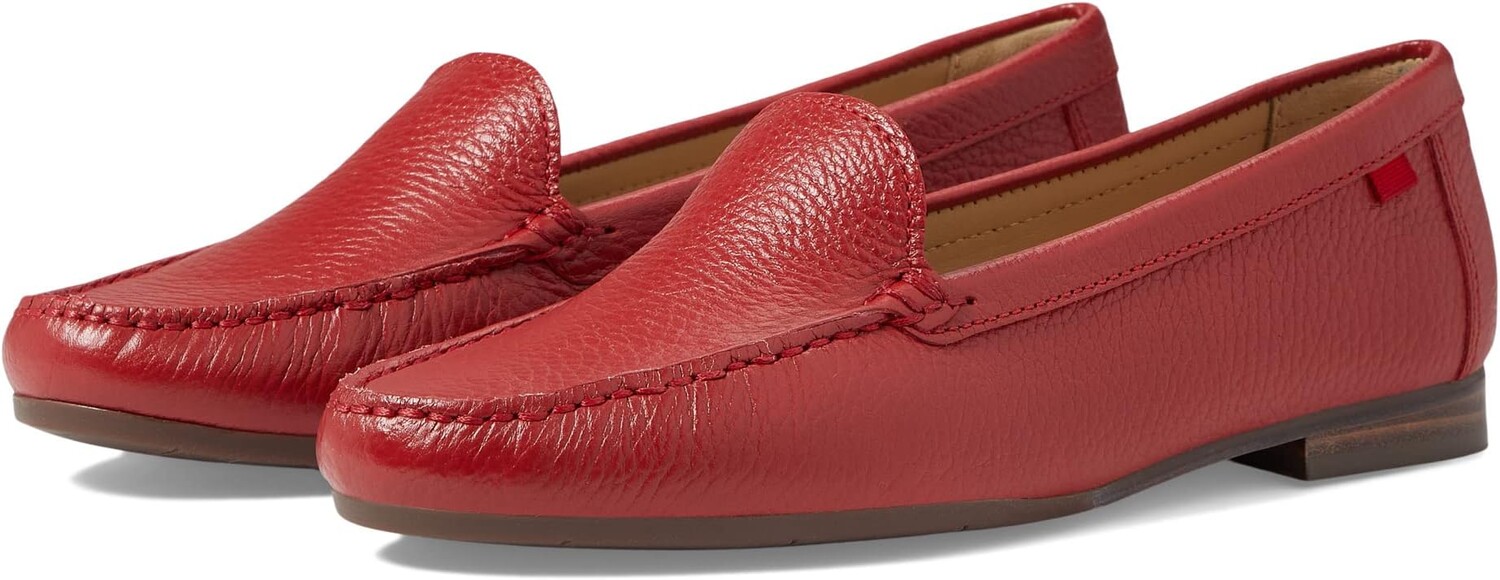 

Лоферы Warren Street Marc Joseph New York, цвет Campari Grainy