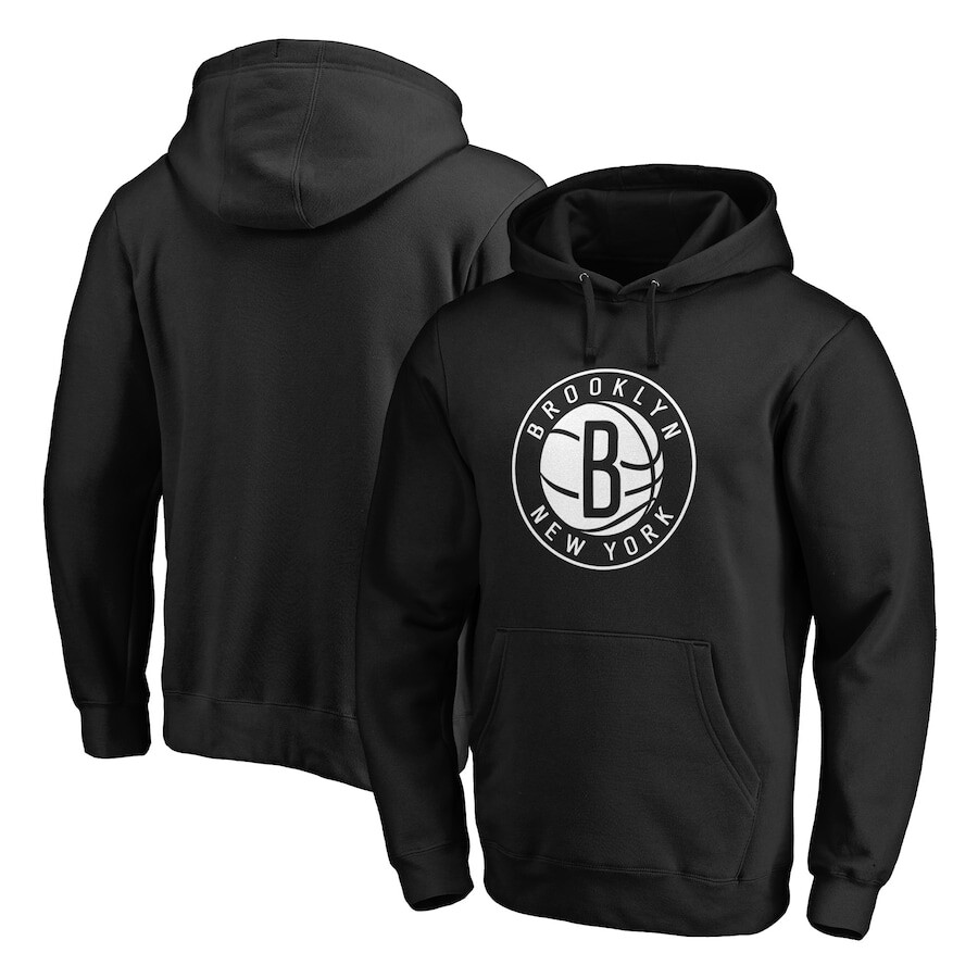 

Пуловер с капюшоном Fanatics Branded Brooklyn Nets, черный