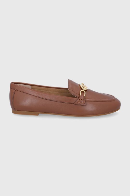 

Кожаные мокасины Lauren Ralph Lauren, коричневый