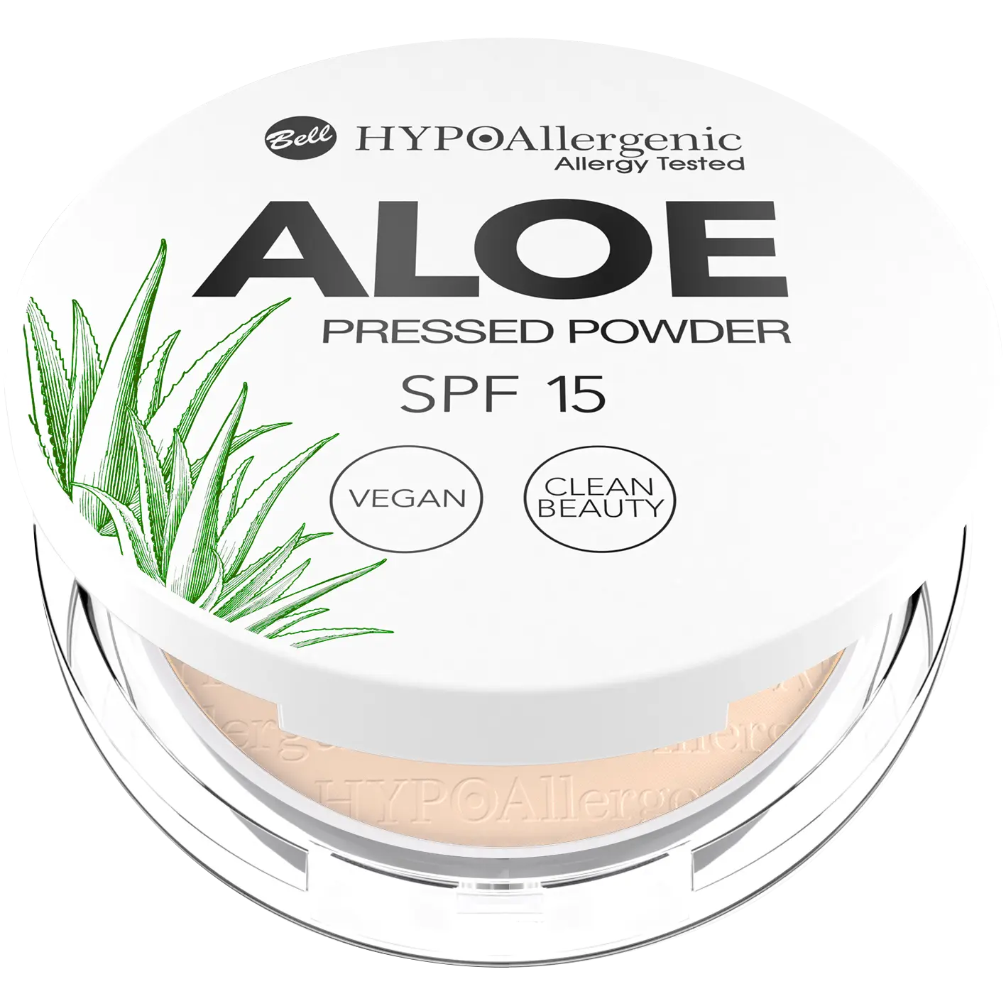 

Пудра для лица spf15 нет. 04 Bell Hypoallergenic Aloe, 5 гр