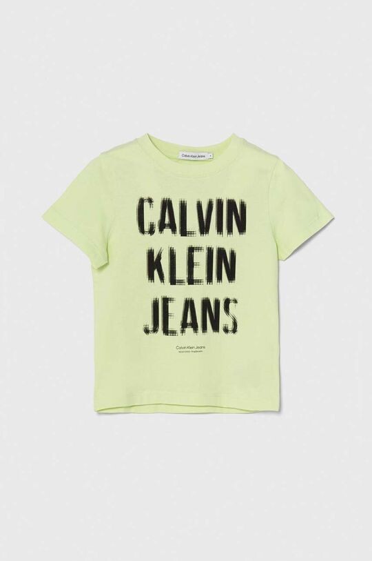 

Calvin Klein Jeans Детская хлопковая футболка, зеленый