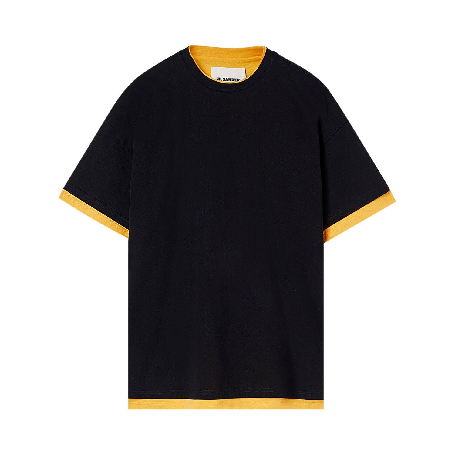 

Футболка с короткими рукавами Jil Sander, черная, Черный