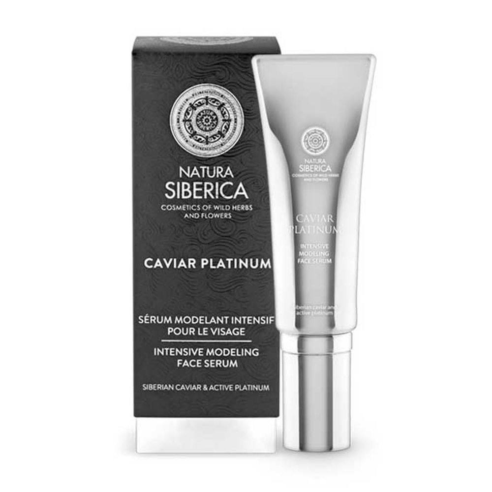 Крем против морщин Caviar platinum sérum facial modelado intensivo Natura siberica, 30 мл цена и фото
