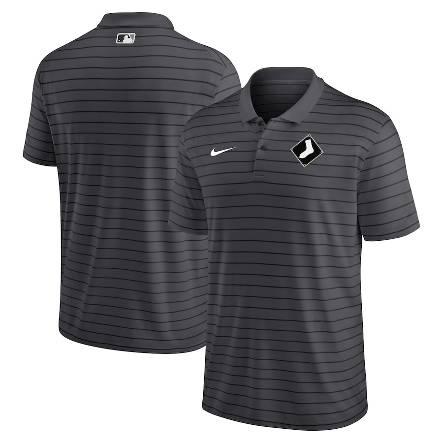 

Поло с коротким рукавом Nike Chicago White Sox, угольный