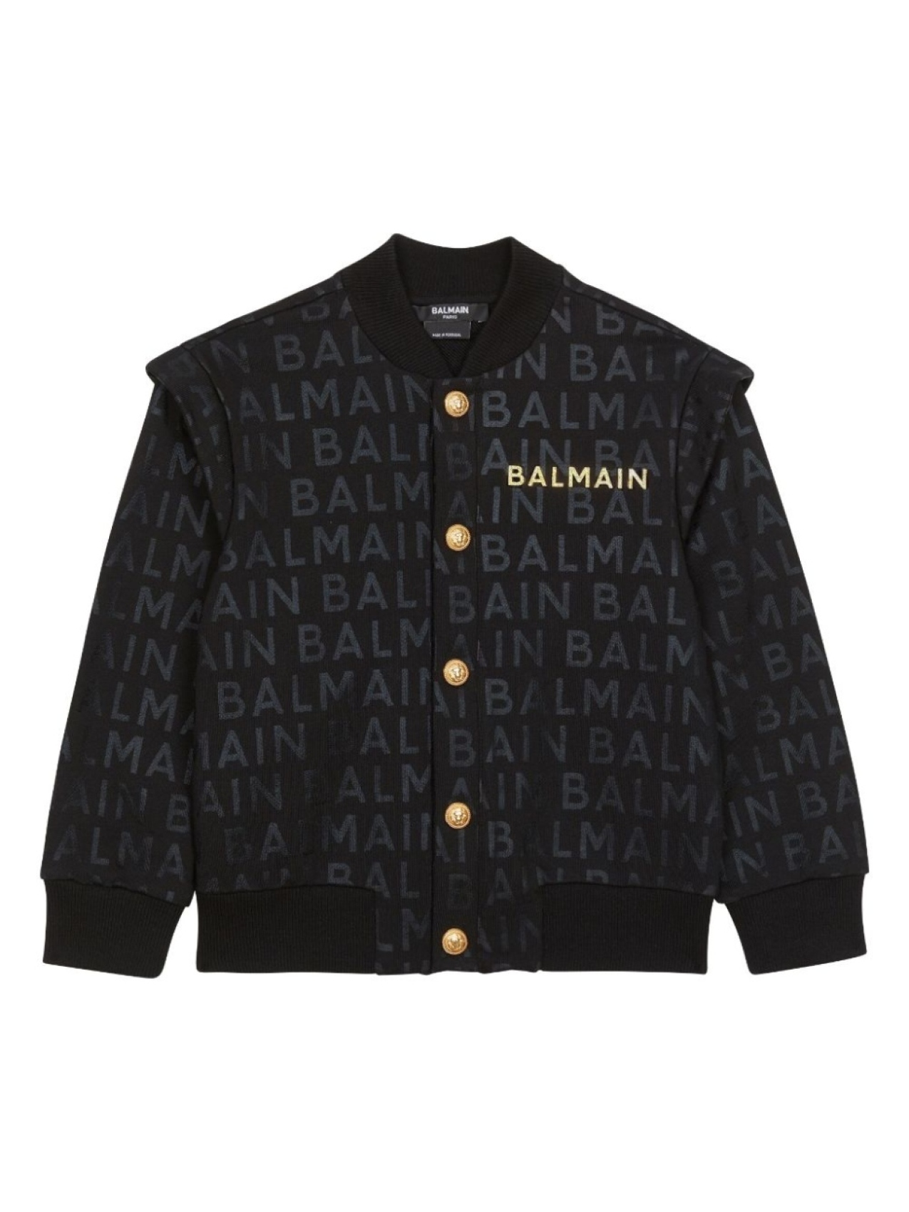 

Куртка с логотипом Balmain Kids, черный