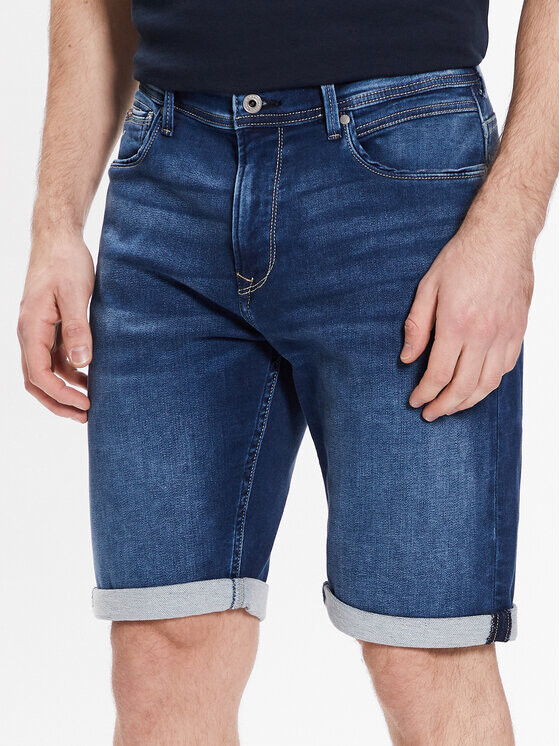 

Джинсовые шорты стандартного кроя Pepe Jeans, синий