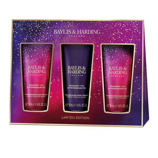 Подарочный набор уходовой косметики, 3 шт. Baylis & Harding, Midnight Fig & Pomegranate, Baylis&Harding набор косметики 3 шт baylis