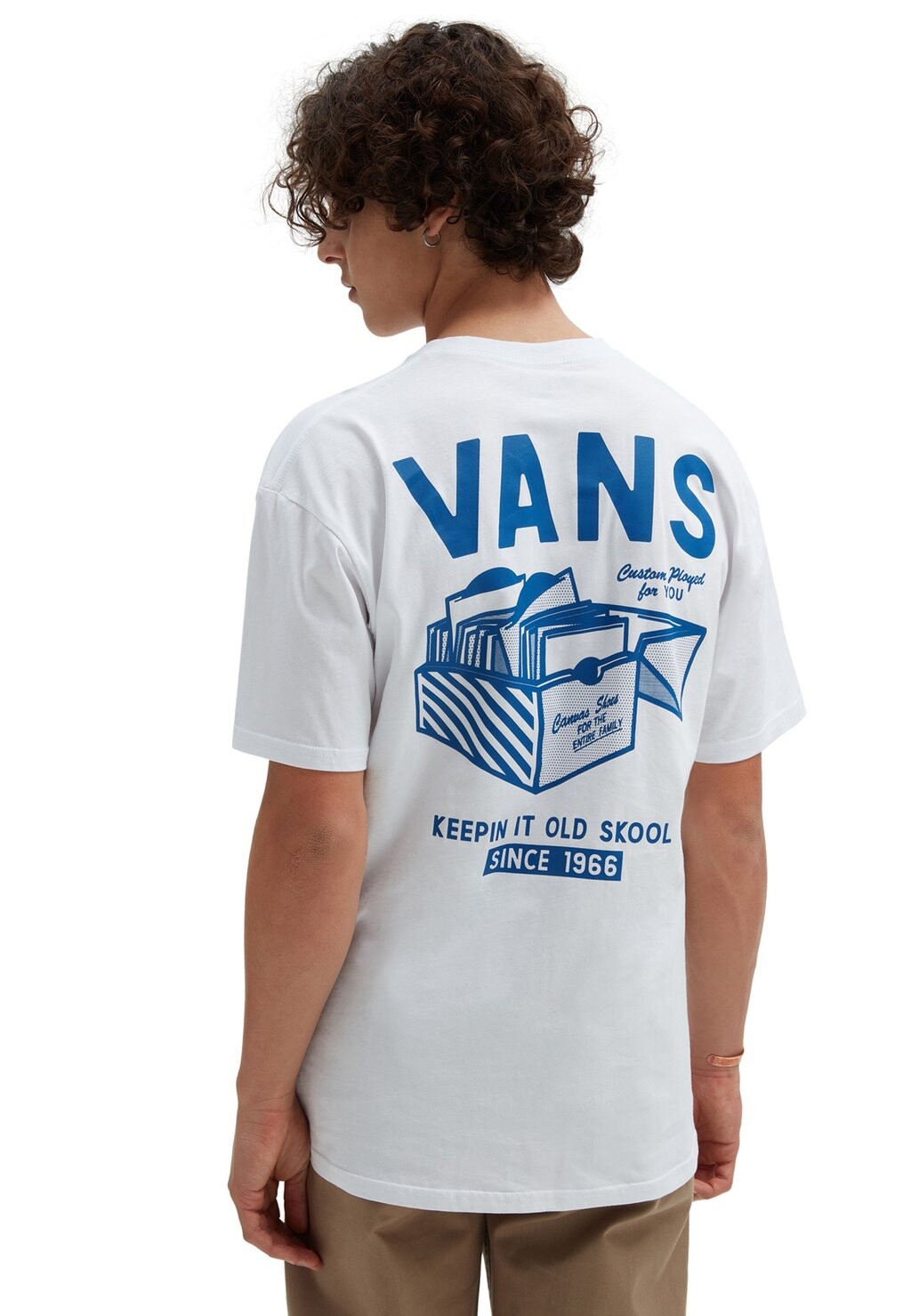 

Футболка с принтом Vans, белый