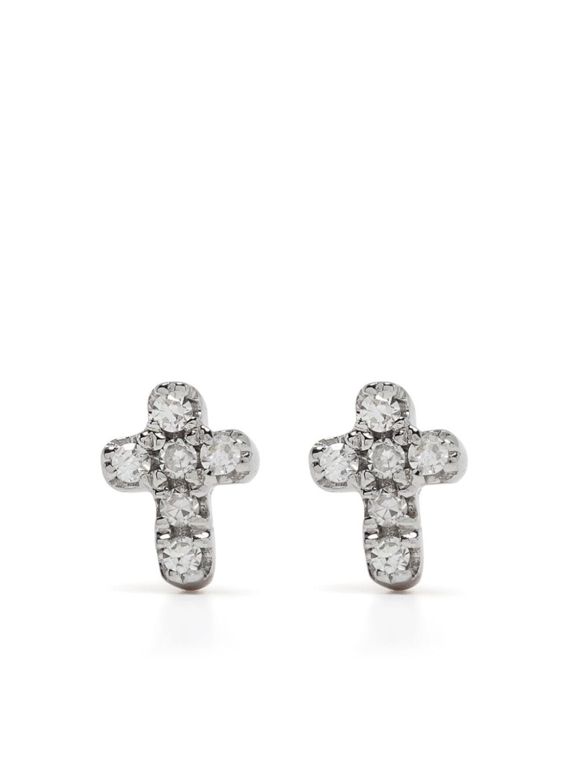 

Серьги Cross из розового золота с бриллиантами Djula, розовый