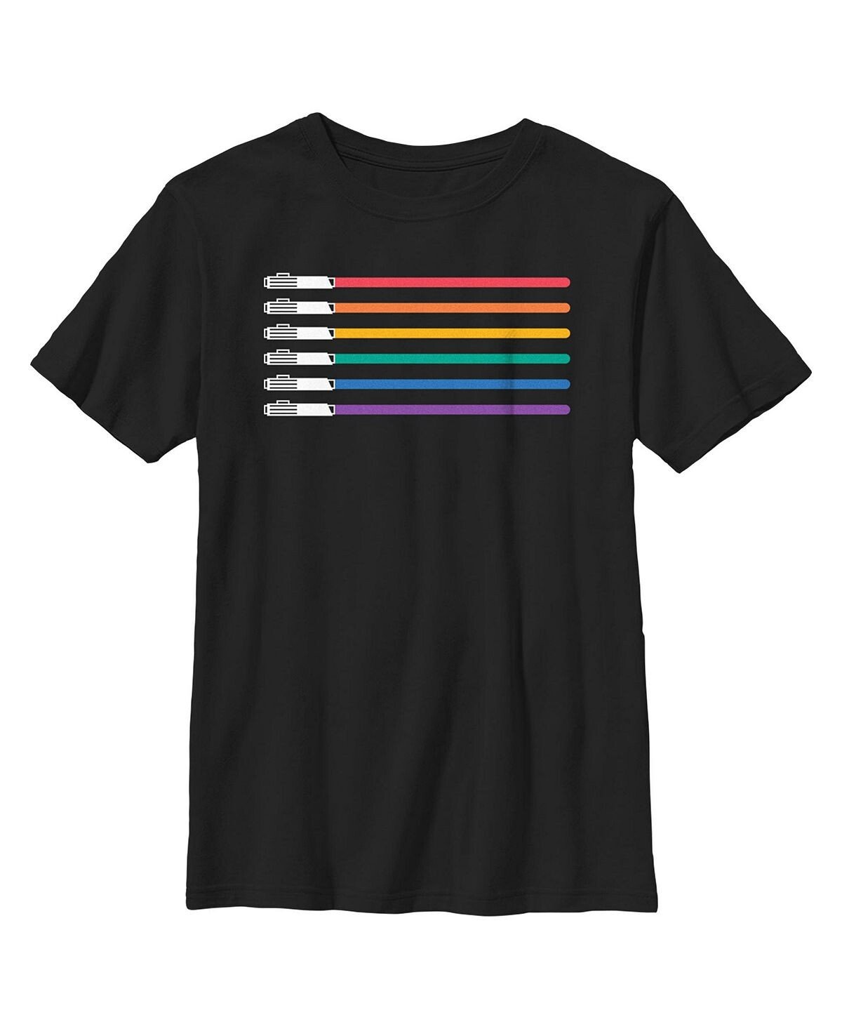 

Детская футболка Star Wars Pride Rainbow Lightsabers для мальчиков Disney Lucasfilm