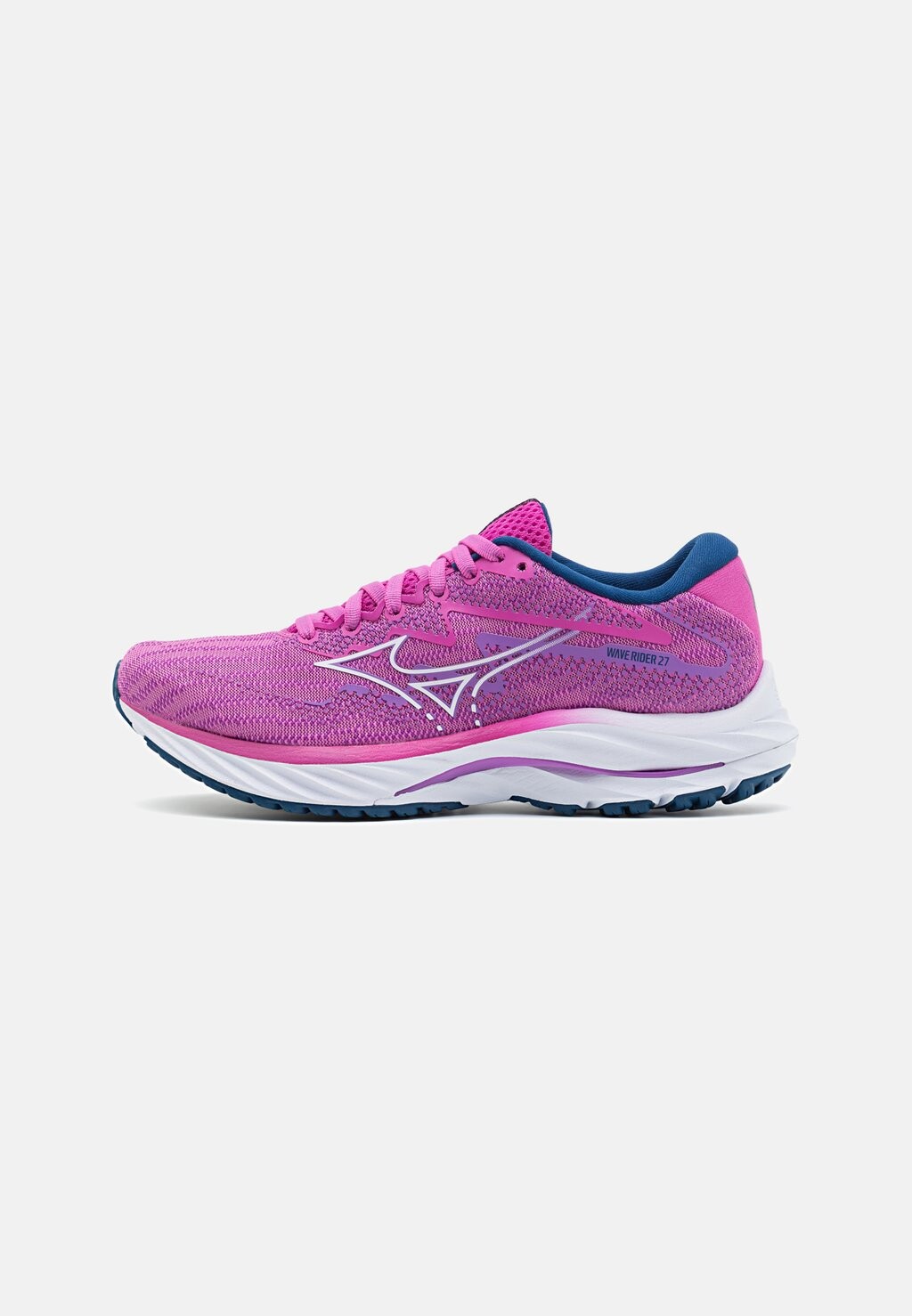 

Нейтральные кроссовки WAVE RIDER 27 Mizuno, цвет rosebud/white/navy peony