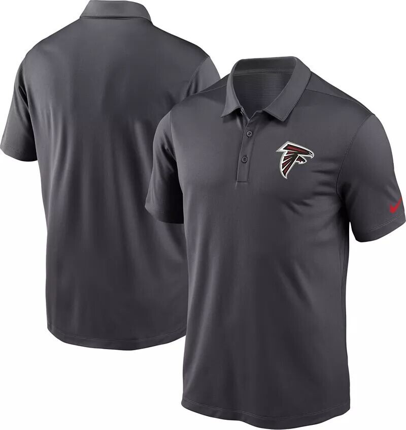 

Мужская футболка-поло Nike Atlanta Falcons Franchise антрацитового цвета