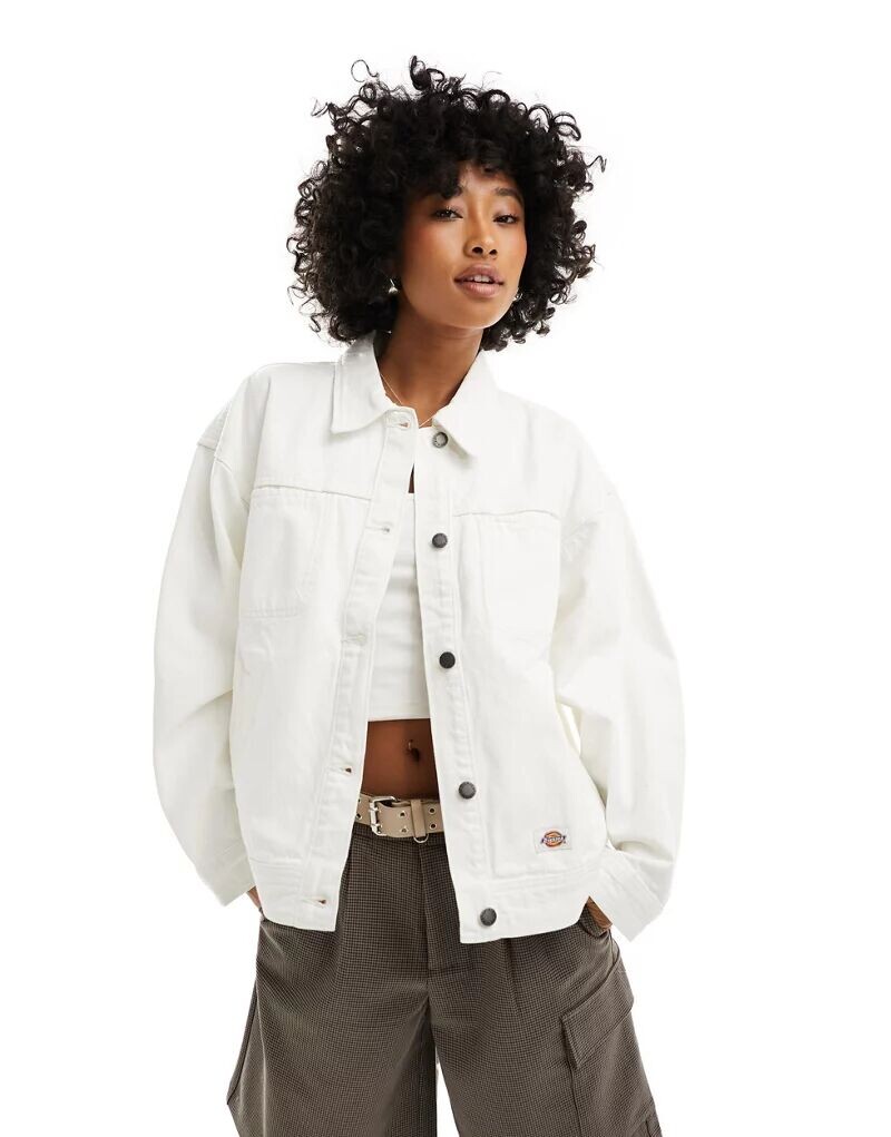 

Белая джинсовая куртка Dickies Herndon