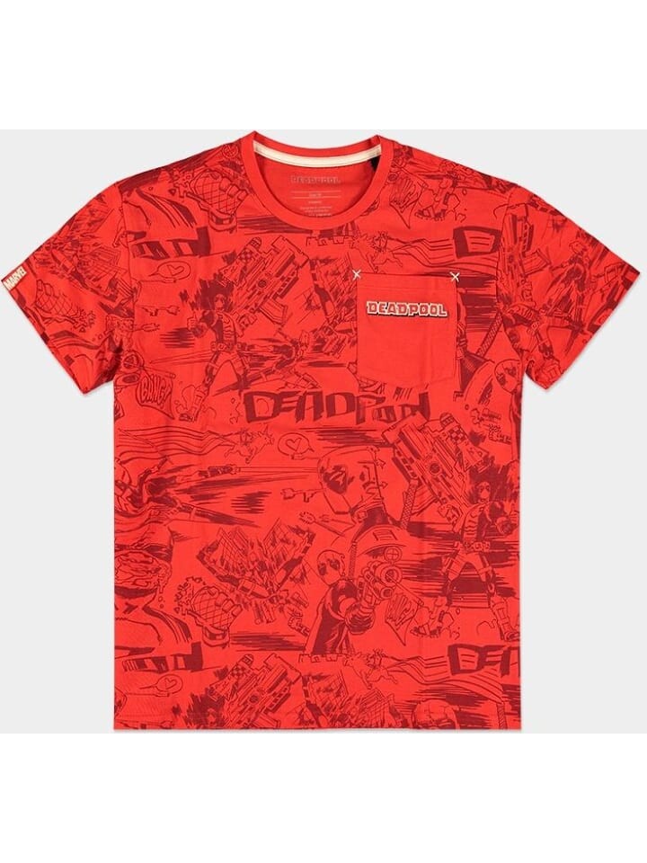 

Футболка Deadpool, красный