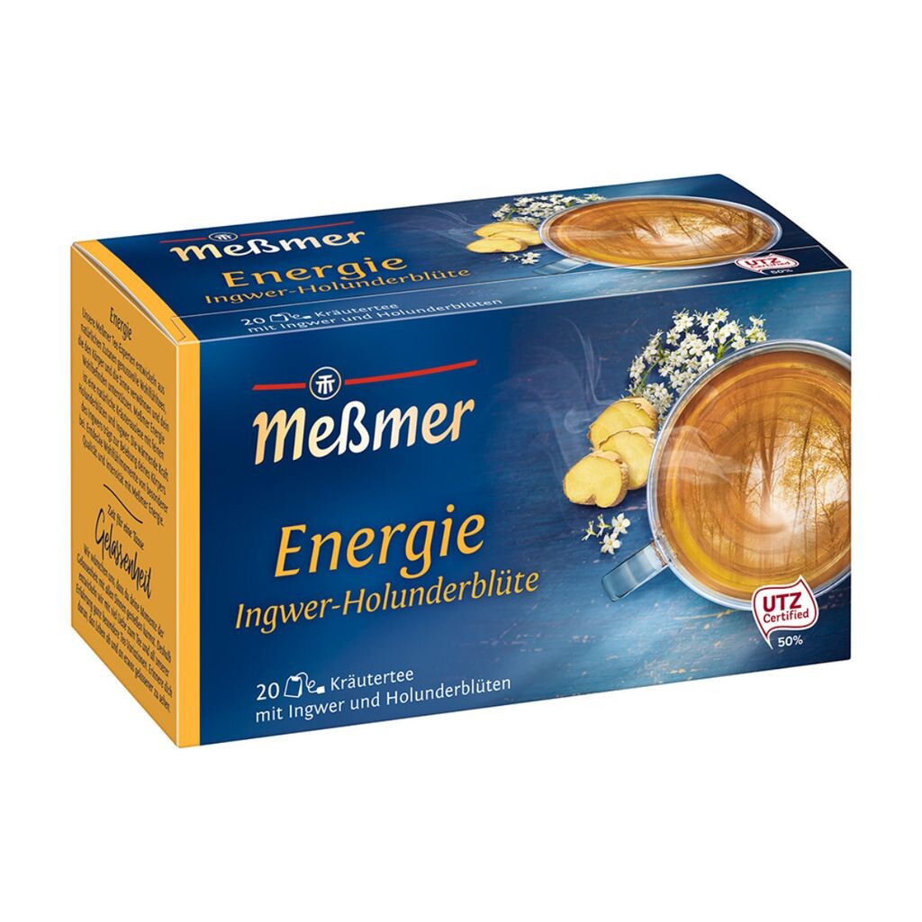 

Чай Meßmer Energy Имбирный Бузина приятный натуральный 40г