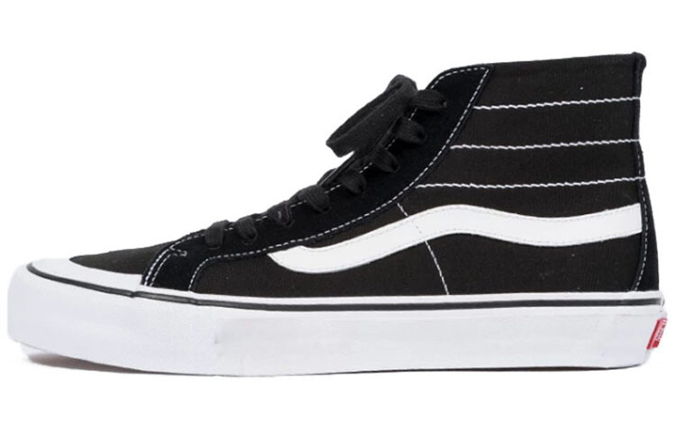 

Обувь унисекс для скейтбординга Vans Sk8-Hi, черный, белый цвет