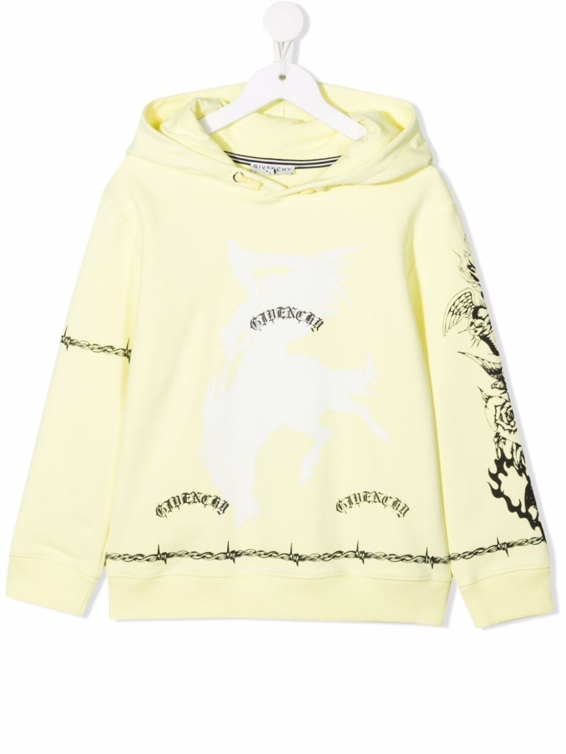 

Худи с принтом Givenchy Kids, желтый