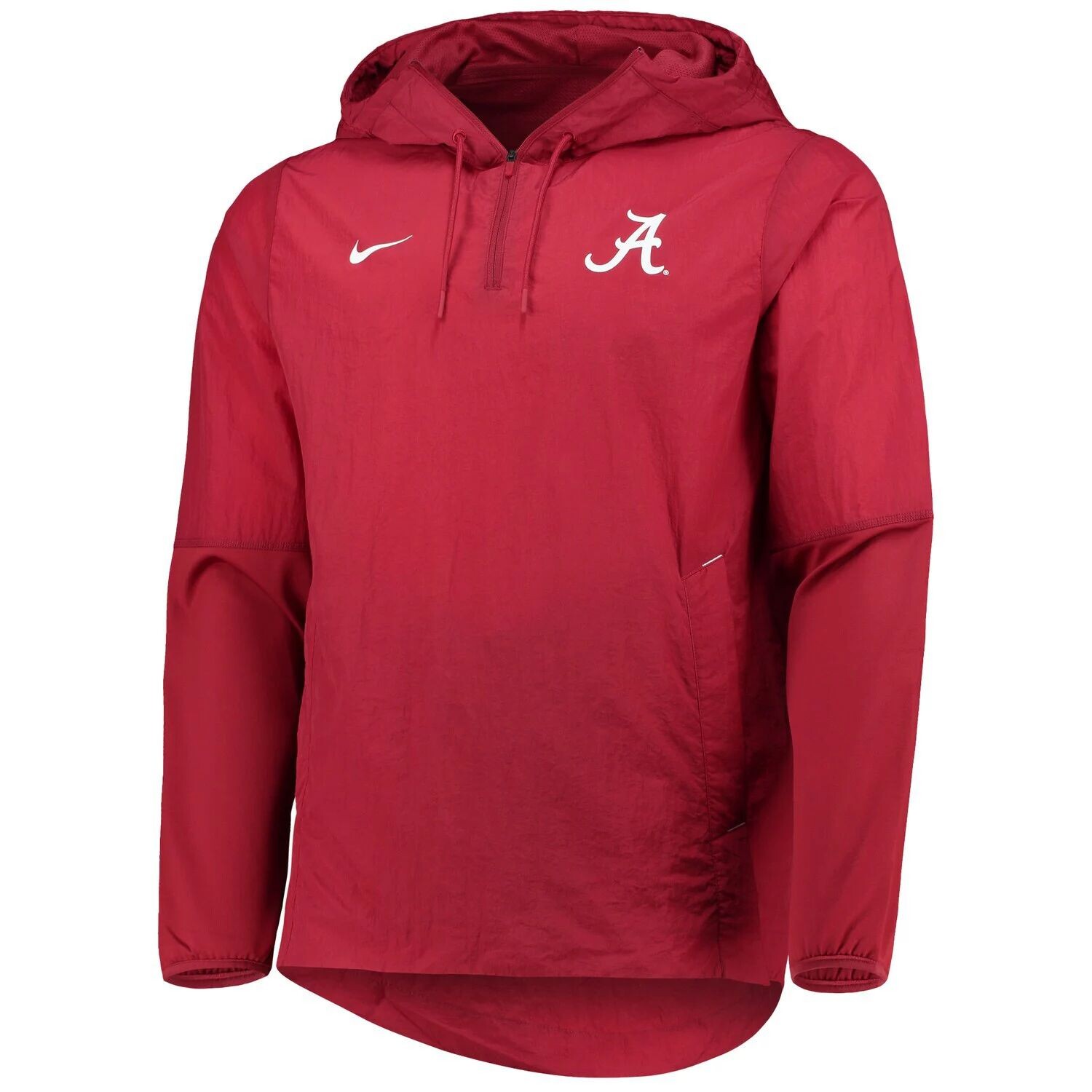 

Мужская куртка Crimson Alabama Crimson Tide Player с молнией четверть Nike