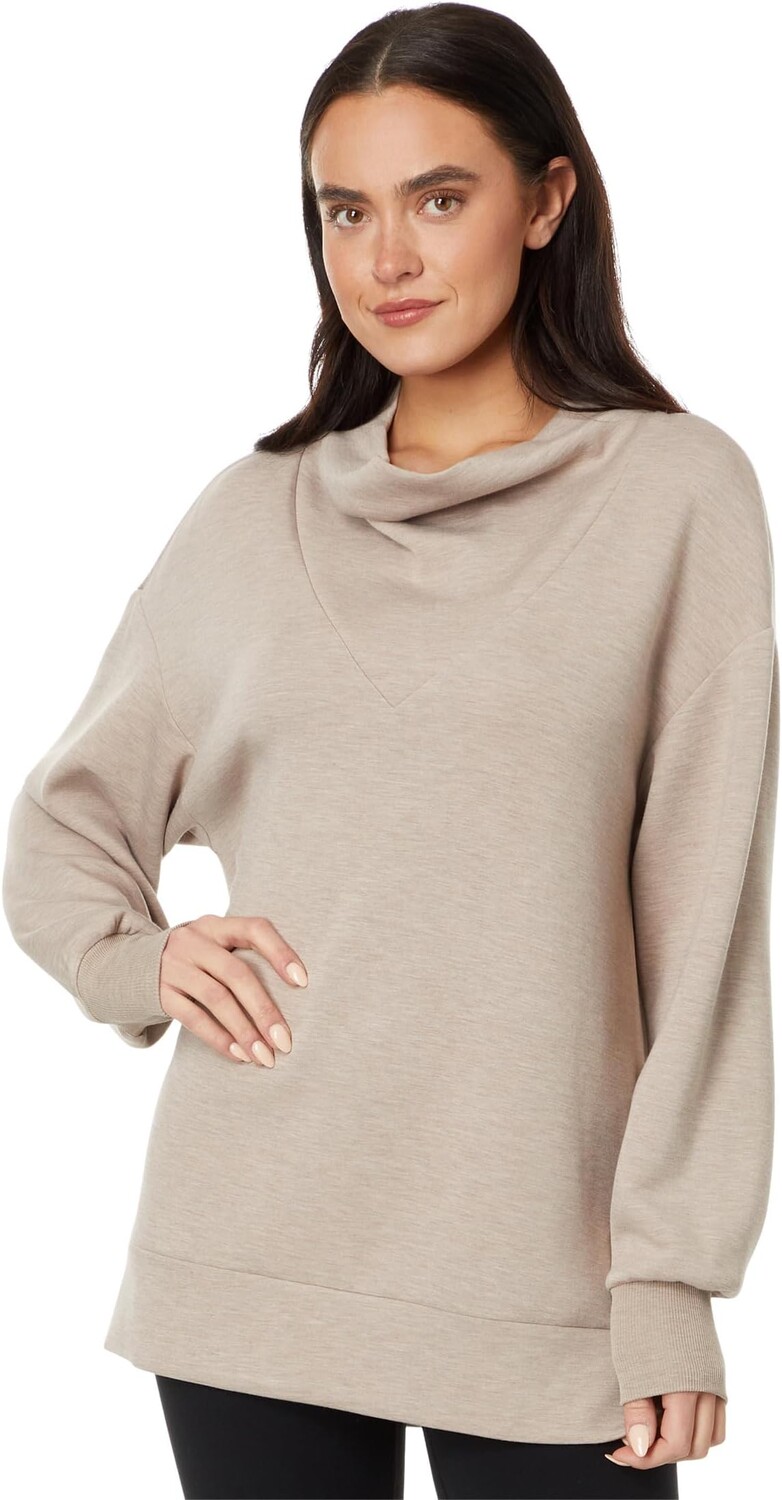 Толстовка Modena Longline Sweat Varley, цвет Taupe Marl