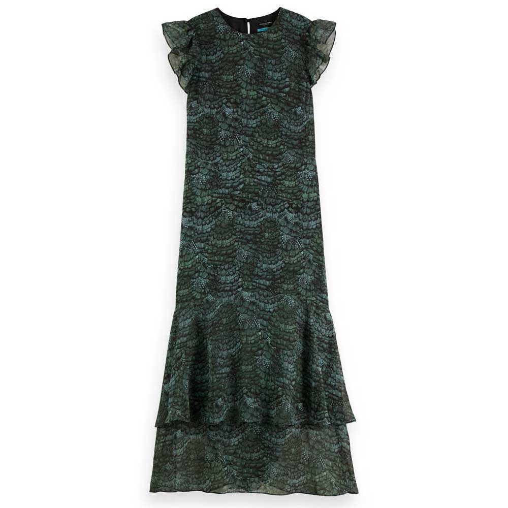 

Платье миди Scotch & Soda Flounce Sleeveless, зеленый