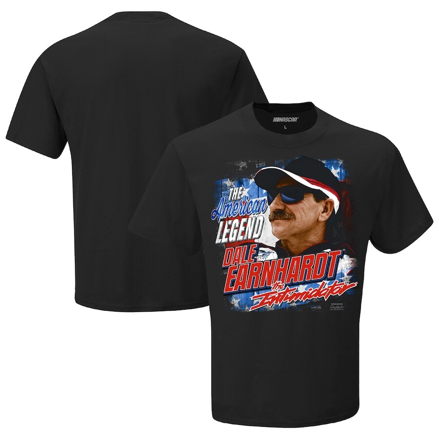 

Футболка с коротким рукавом Checkered Flag Dale Earnhardt, черный