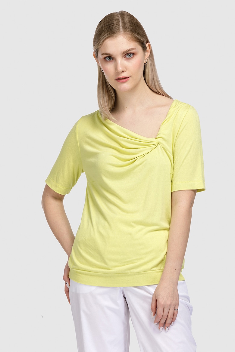 Блузка со складками Helmidge, желтый