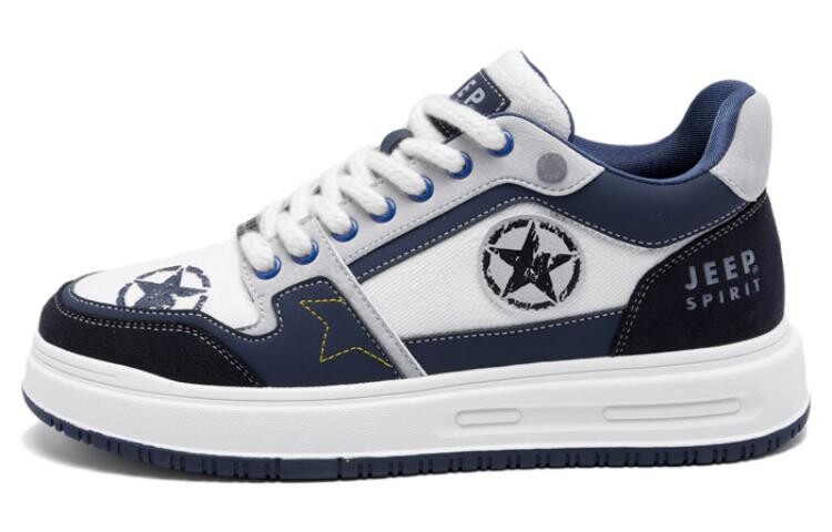 

Кроссовки JEEP SPIRIT Skateboarding Shoes Men Low-top, цвет High-end feeling - Angry Sea Blue