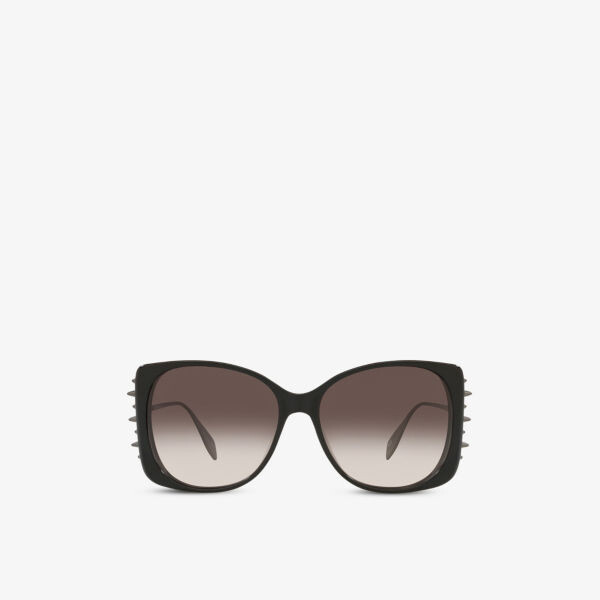 

Солнцезащитные очки am0340s с заклепками Alexander Mcqueen, черный