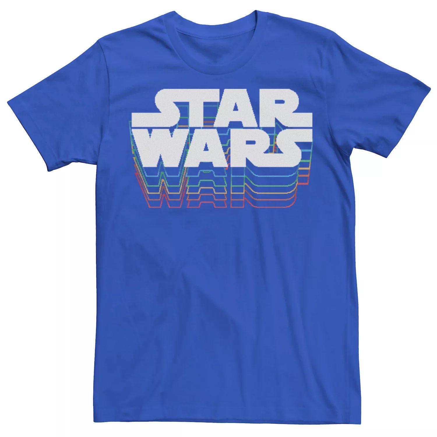 Мужская футболка с логотипом в стиле ретро и градиентом Star Wars комплект на выписку vitara royal star