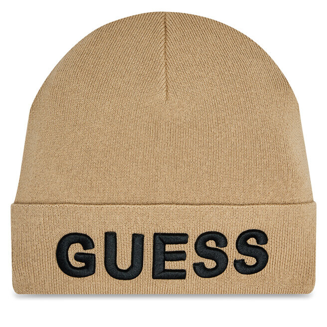 

Шапка Guess, бежевый/черный