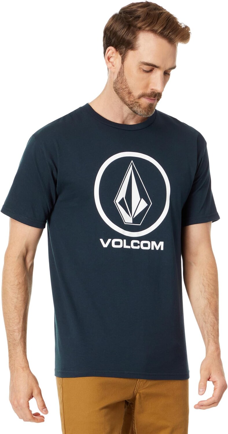 

Футболка с короткими рукавами Crisp Stone Volcom, цвет Navy 2