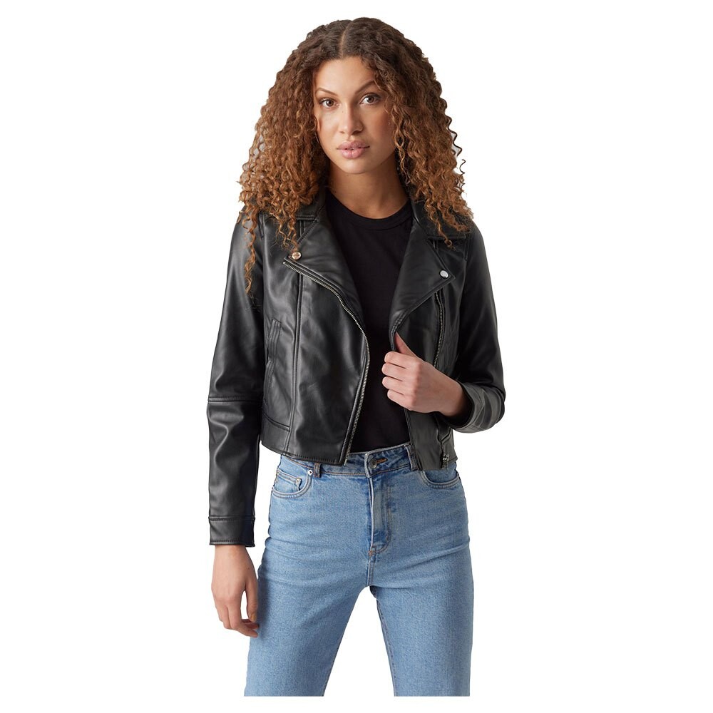 

Куртка Vero Moda Bella Annabel Leather, черный