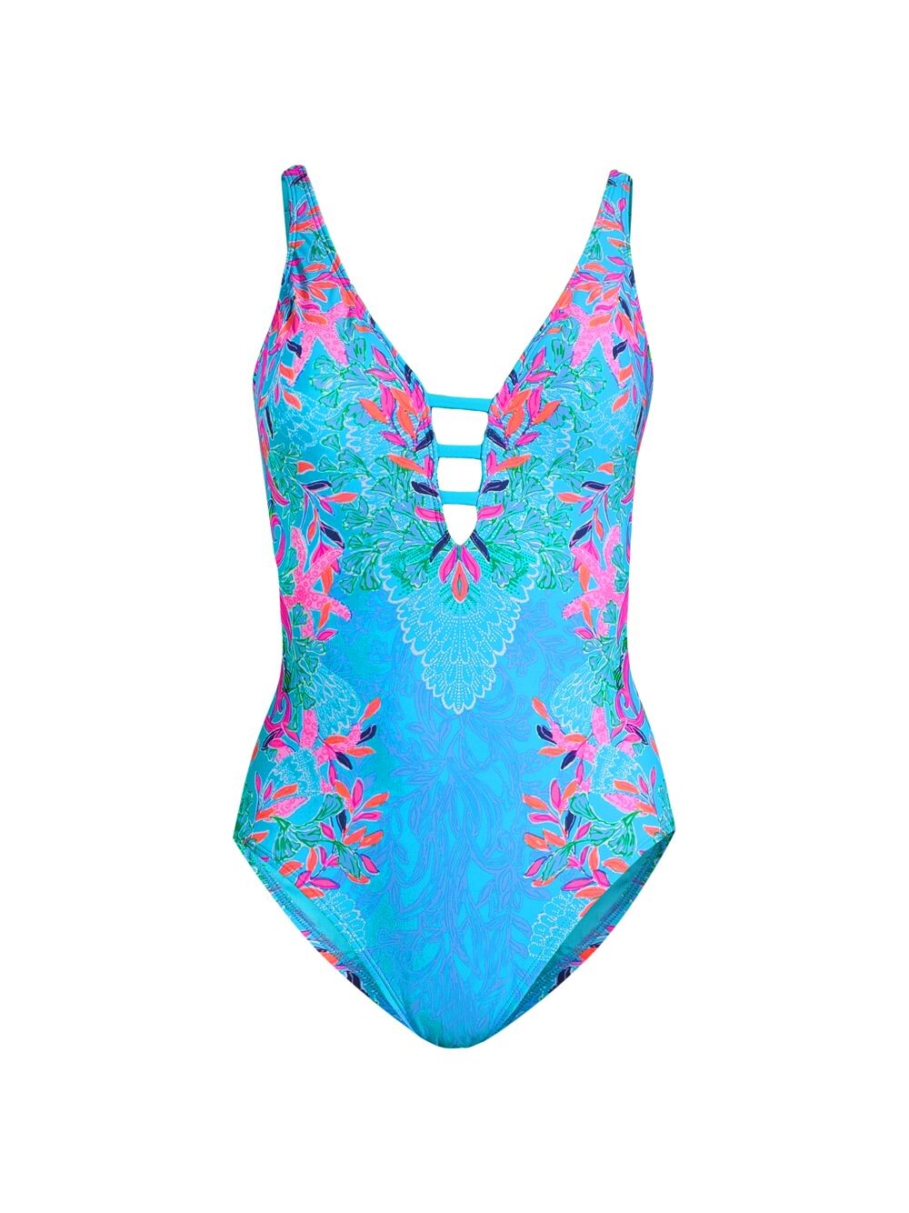 

Слитный купальник Jaspen Lilly Pulitzer, разноцветный, Синий