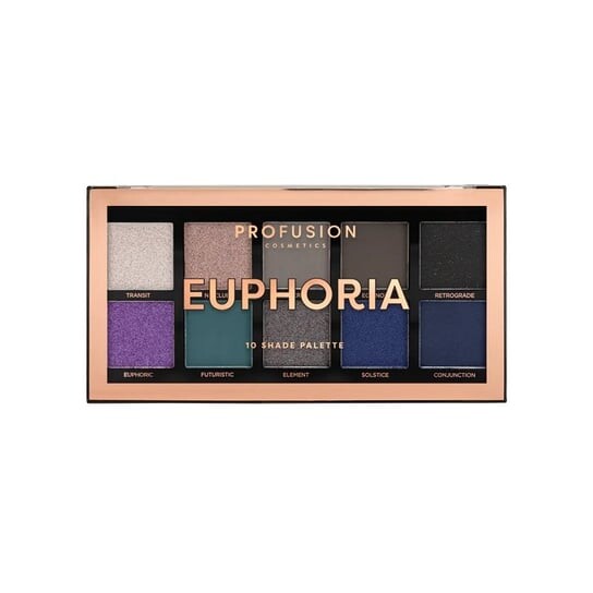 Палитра из 10 теней для век Profusion, Euphoria Eyeshadow Palette