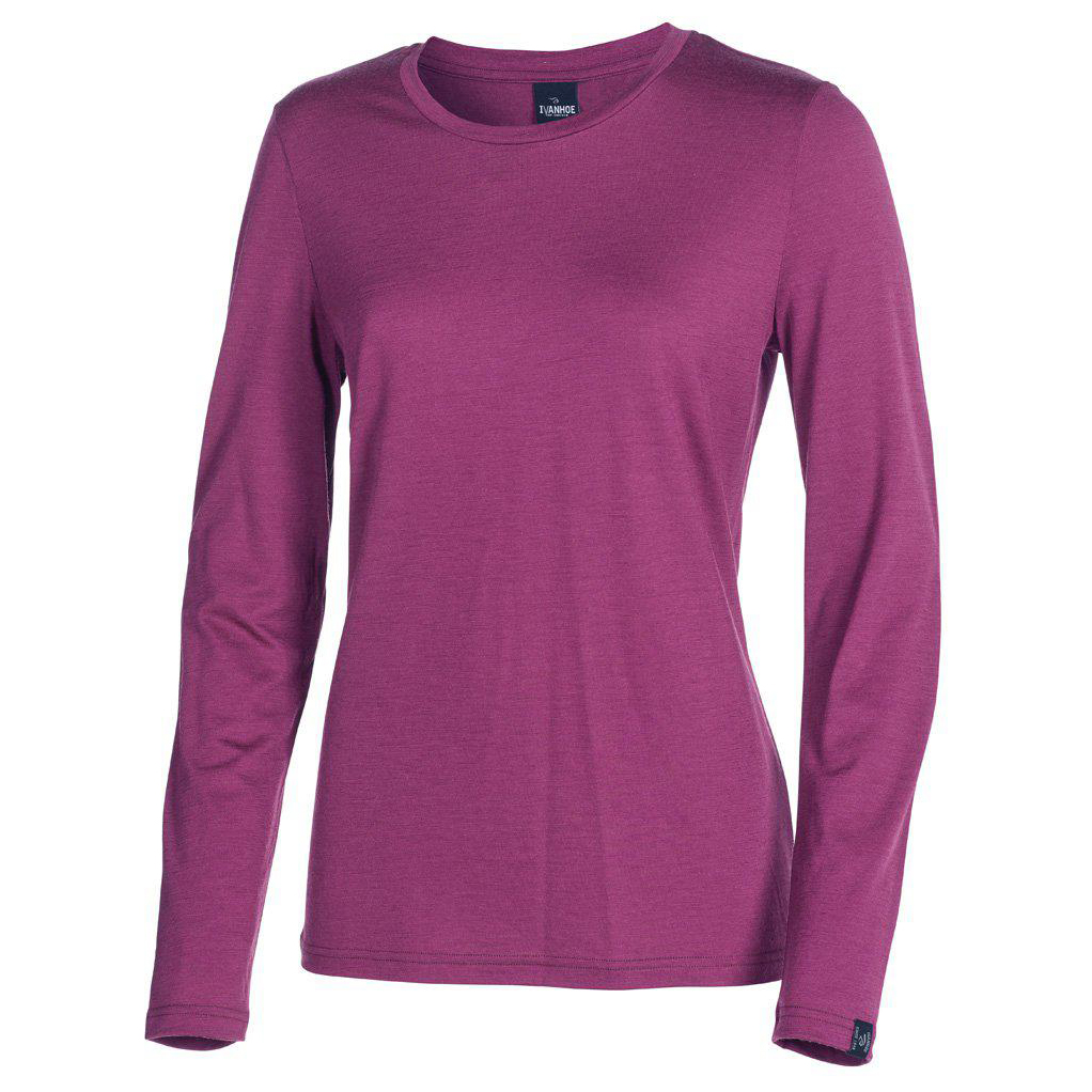 Рубашка из мериноса Ivanhoe Of Sweden Women's Underwool Merino L/S, цвет Lilac Rose
